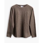 Curved cashmere knit