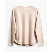 Curved cashmere knit