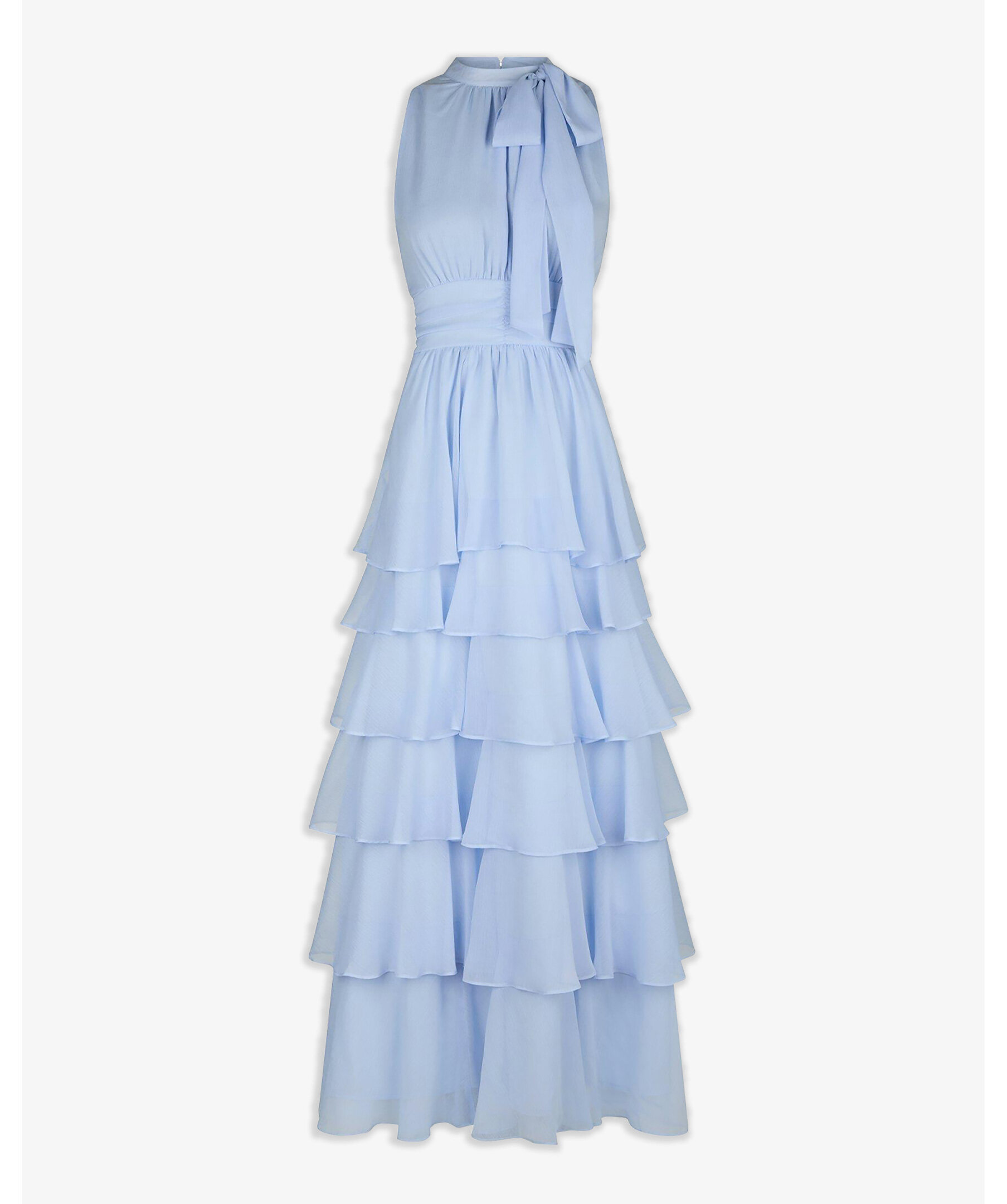 Marli Solid Chiffon Dress