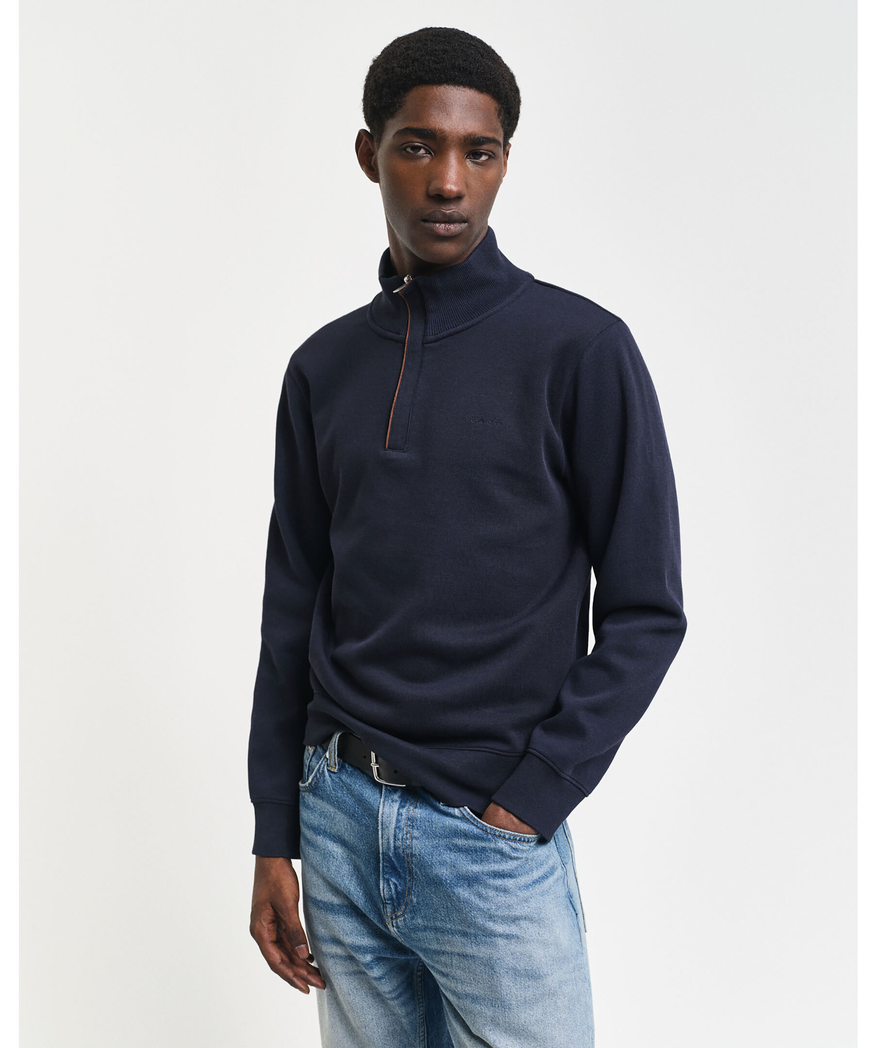 Sacker rib half zip