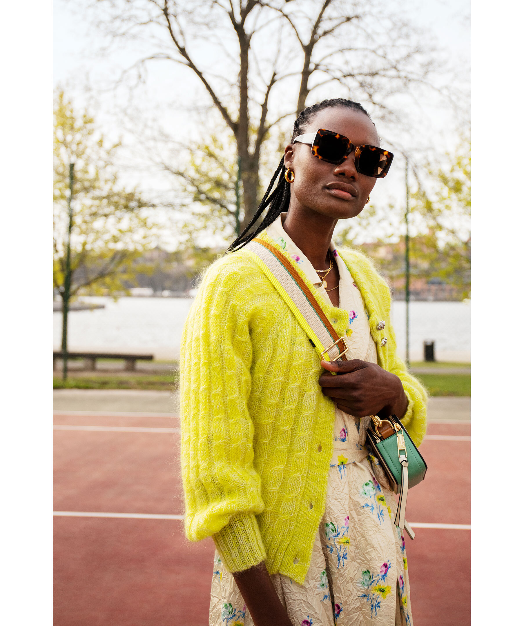 Mohair Cable Cardigan