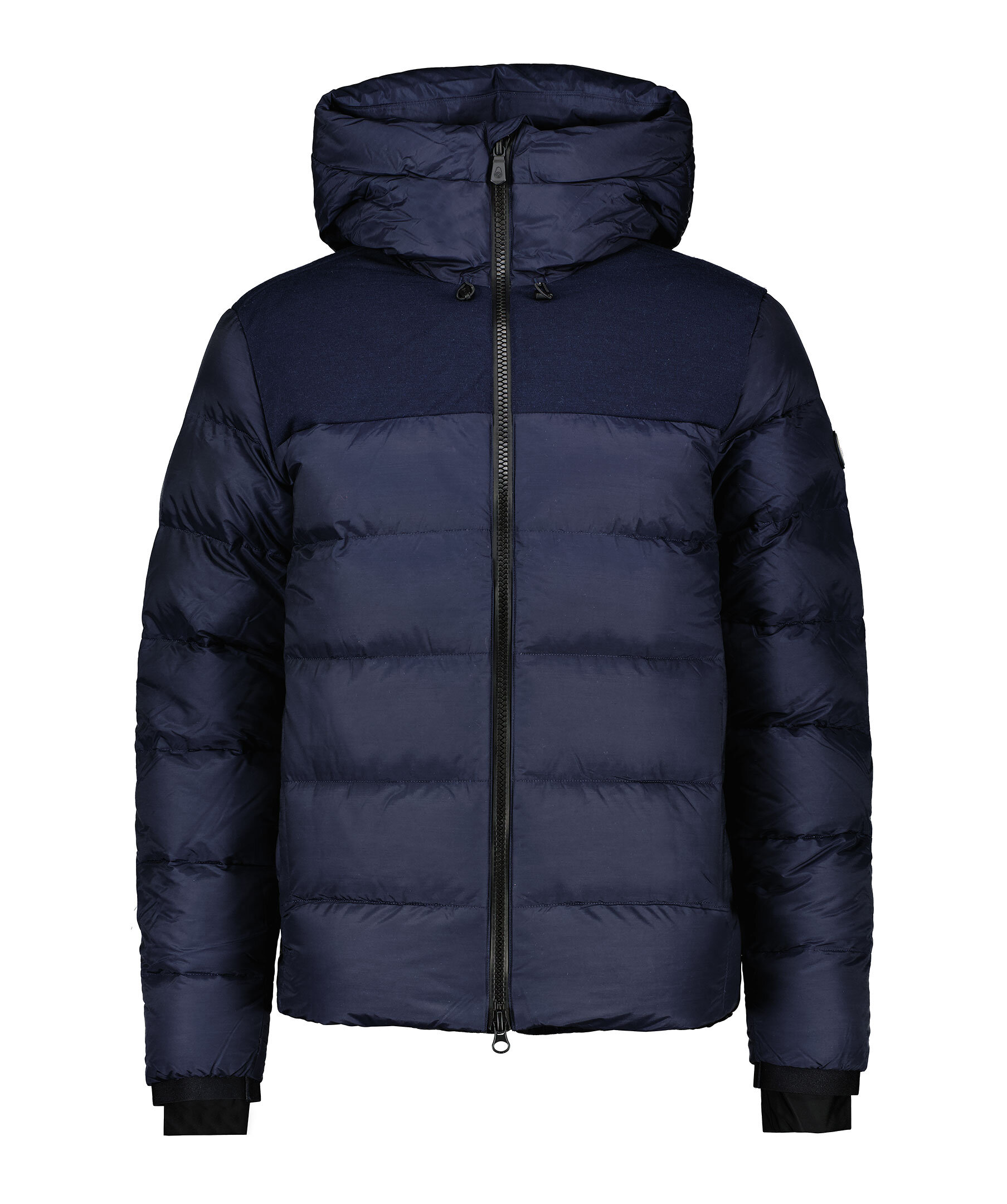 Merino cloud down hood