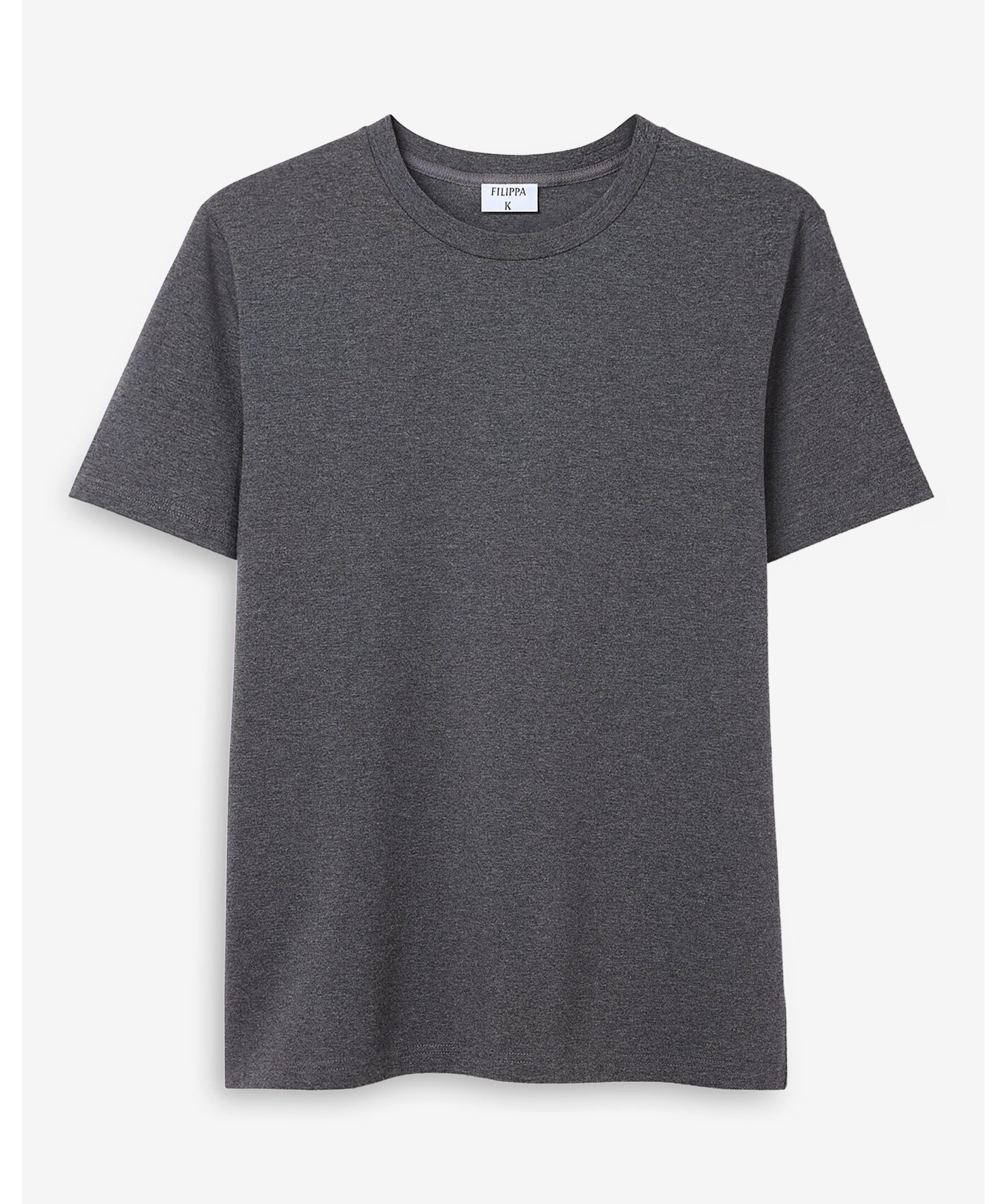 Stretch cotton tee