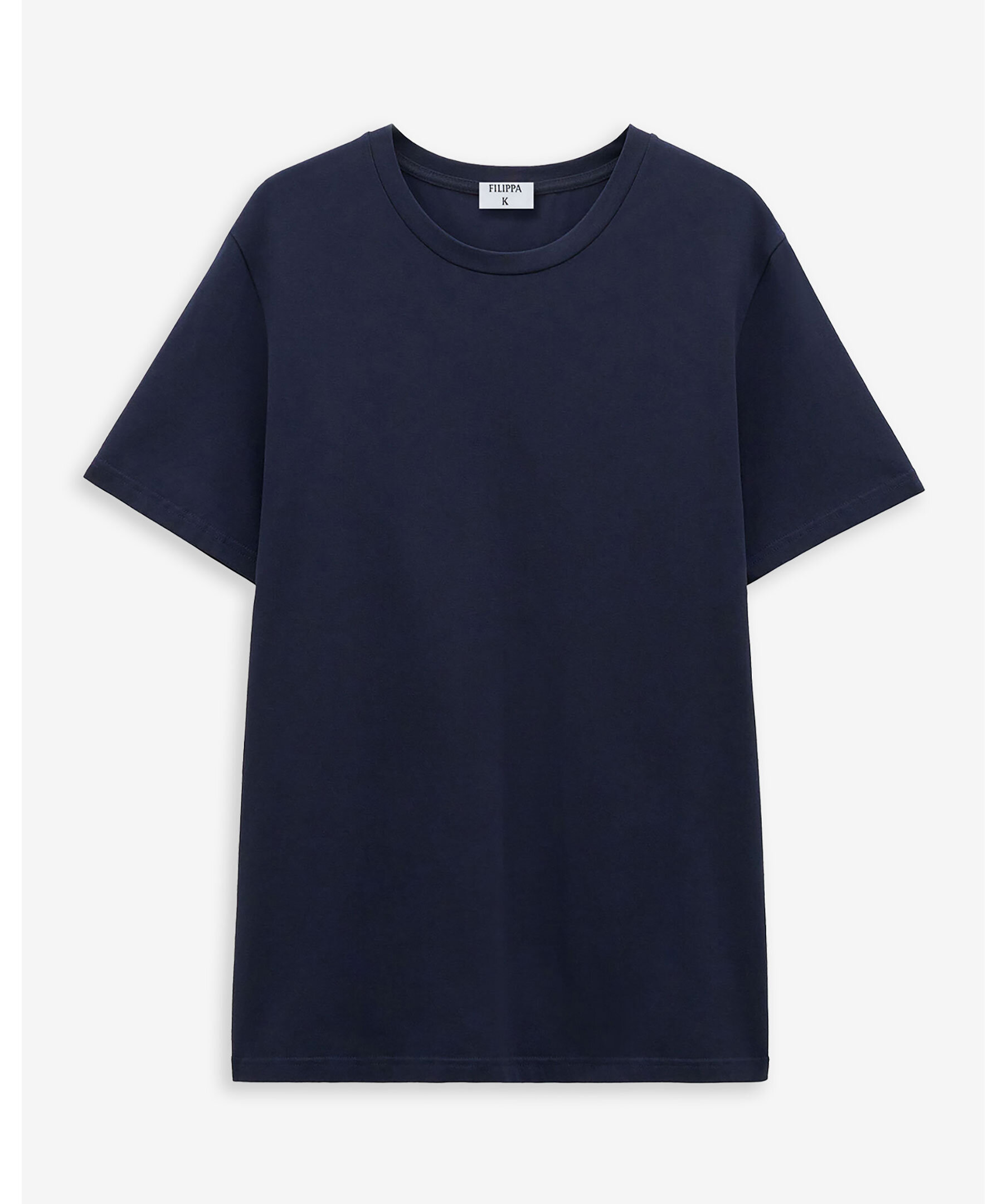 Stretch cotton tee