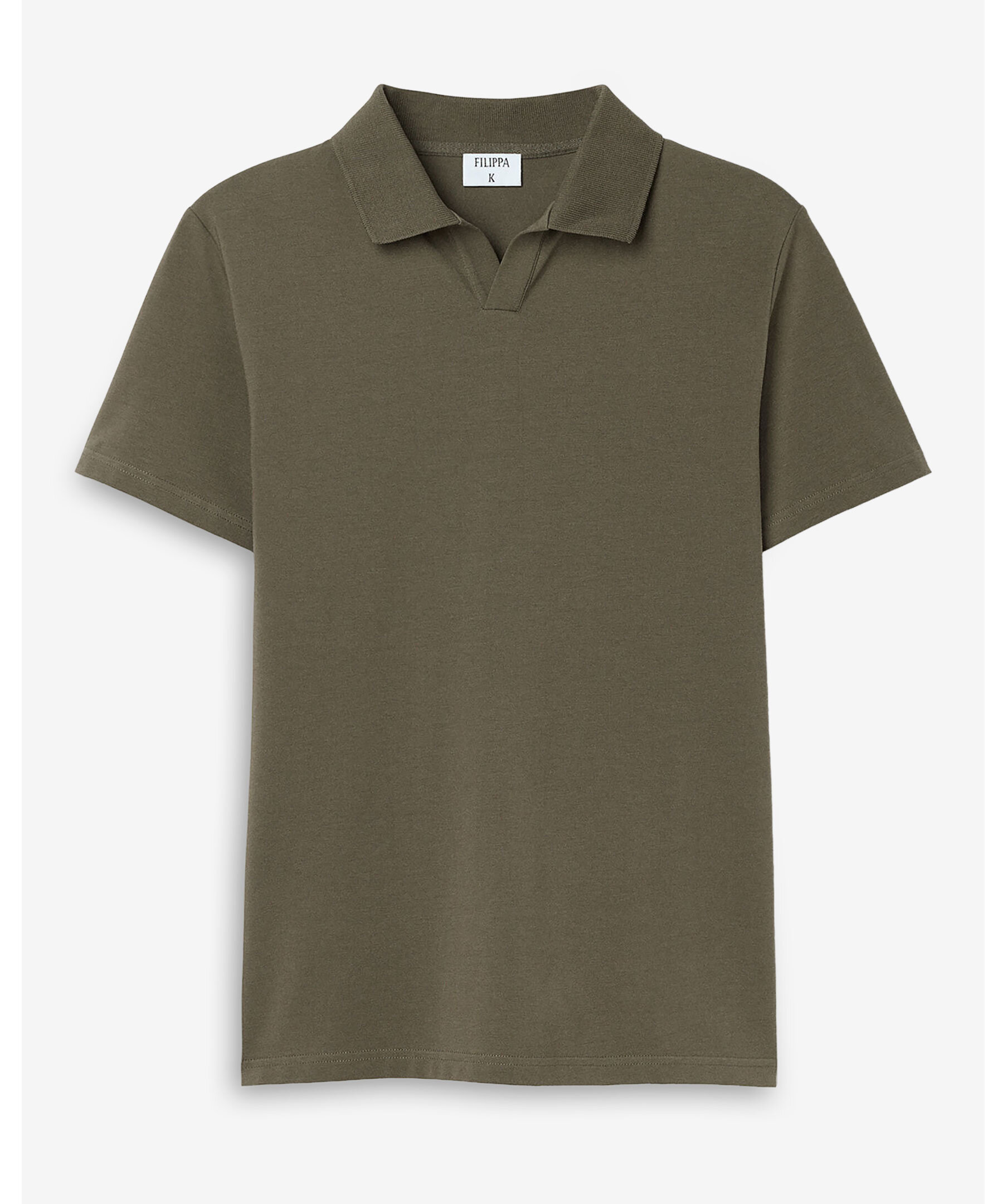 Stretch Cotton Polo Tee