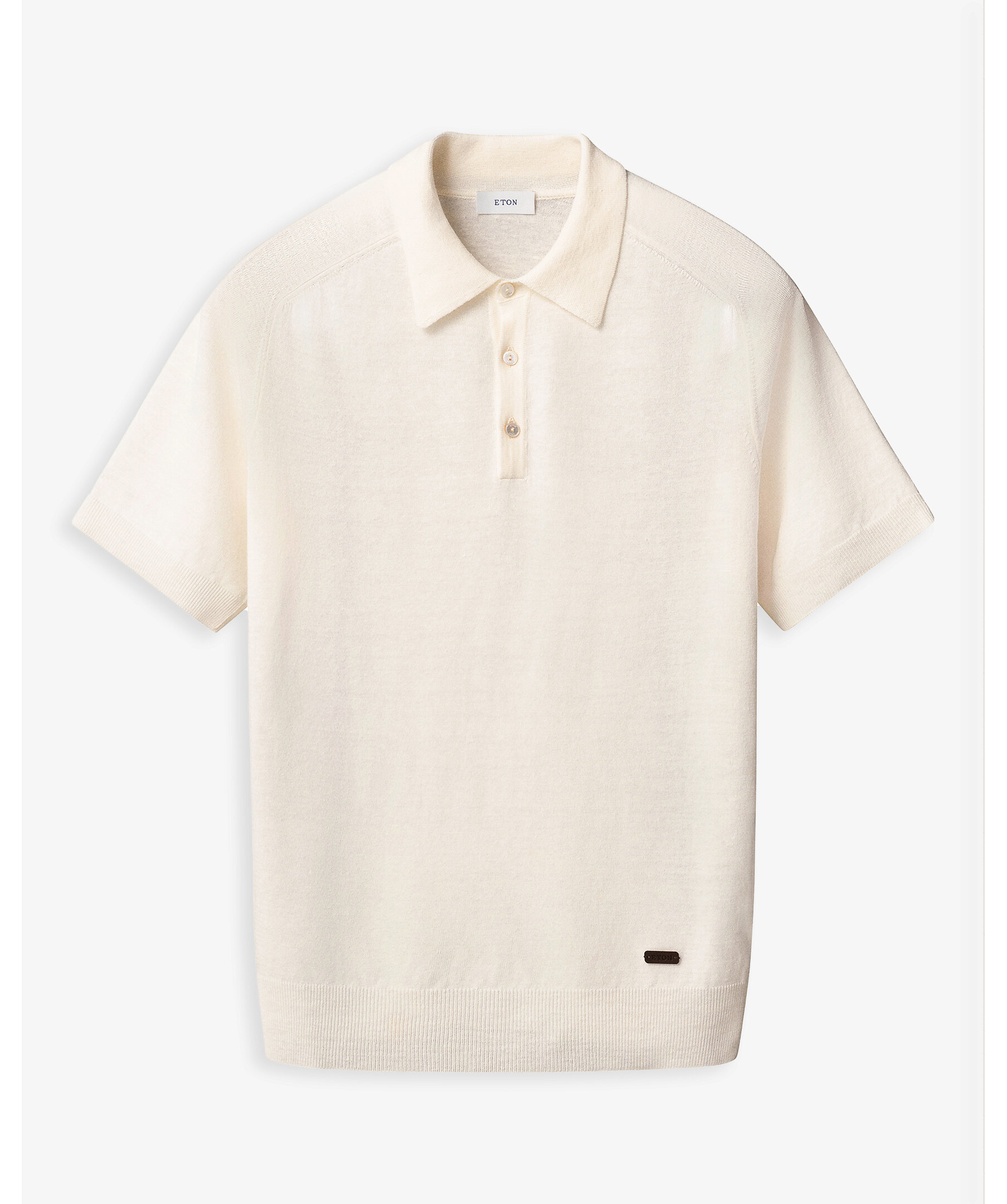 Cotton Linen Knit Polo