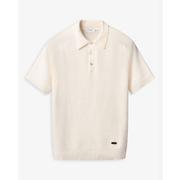 Cotton Linen Knit Polo