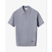 Cotton Linen Knit Polo