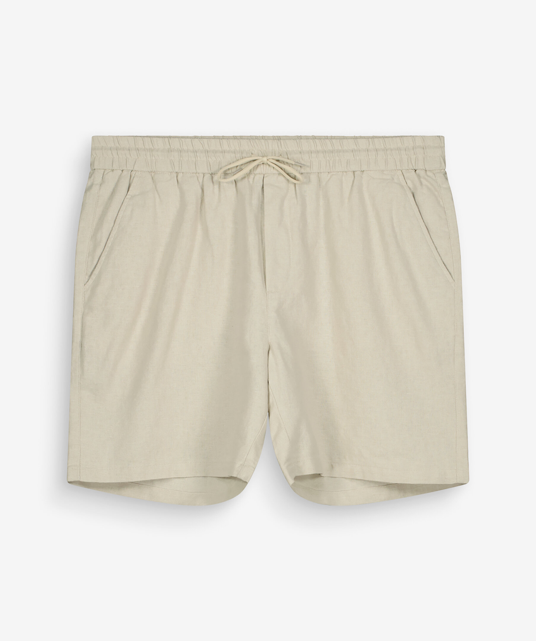 Drawstring Linen Shorts