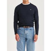 Merino cable oneck