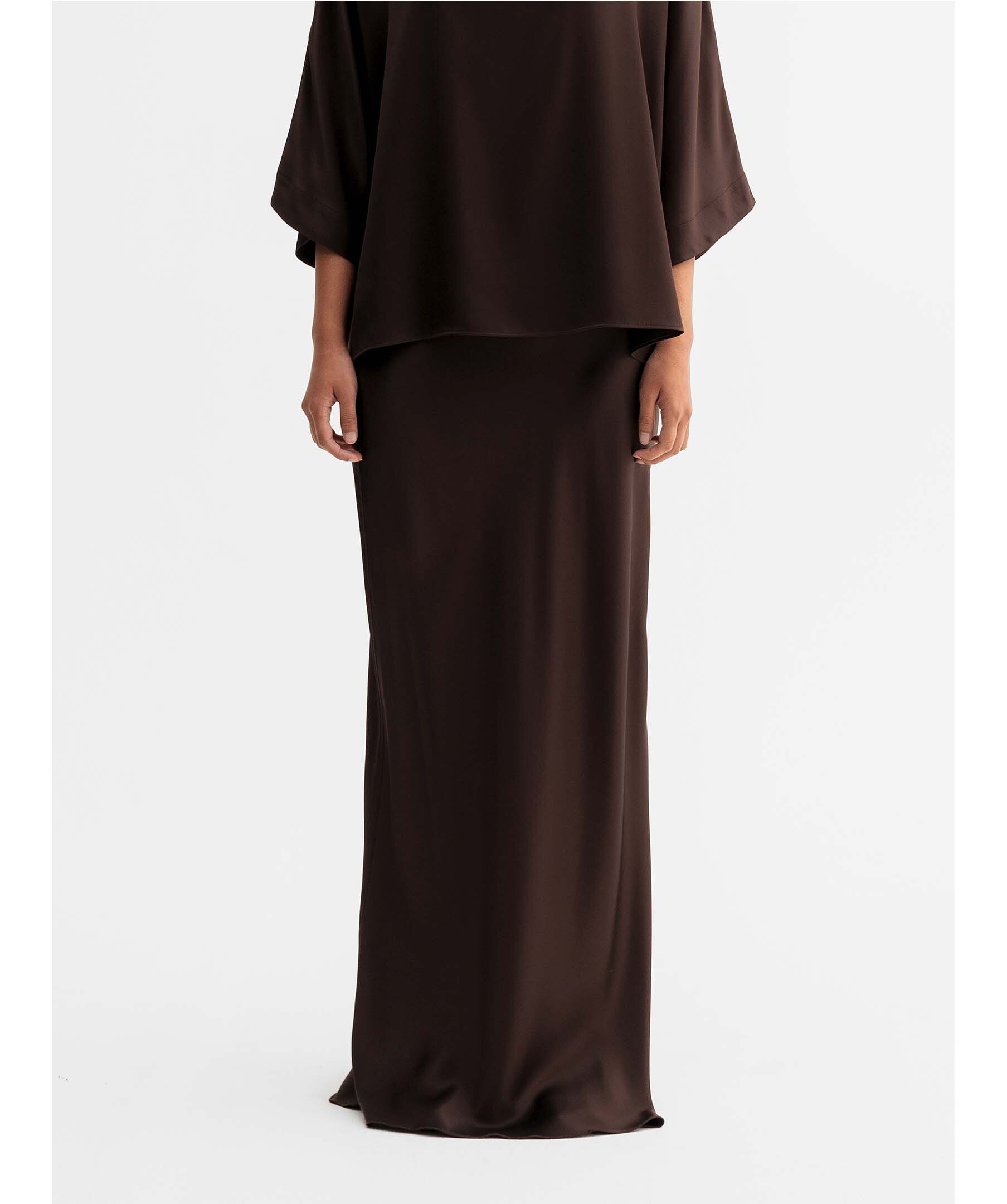 Hana Long Logo Skirt