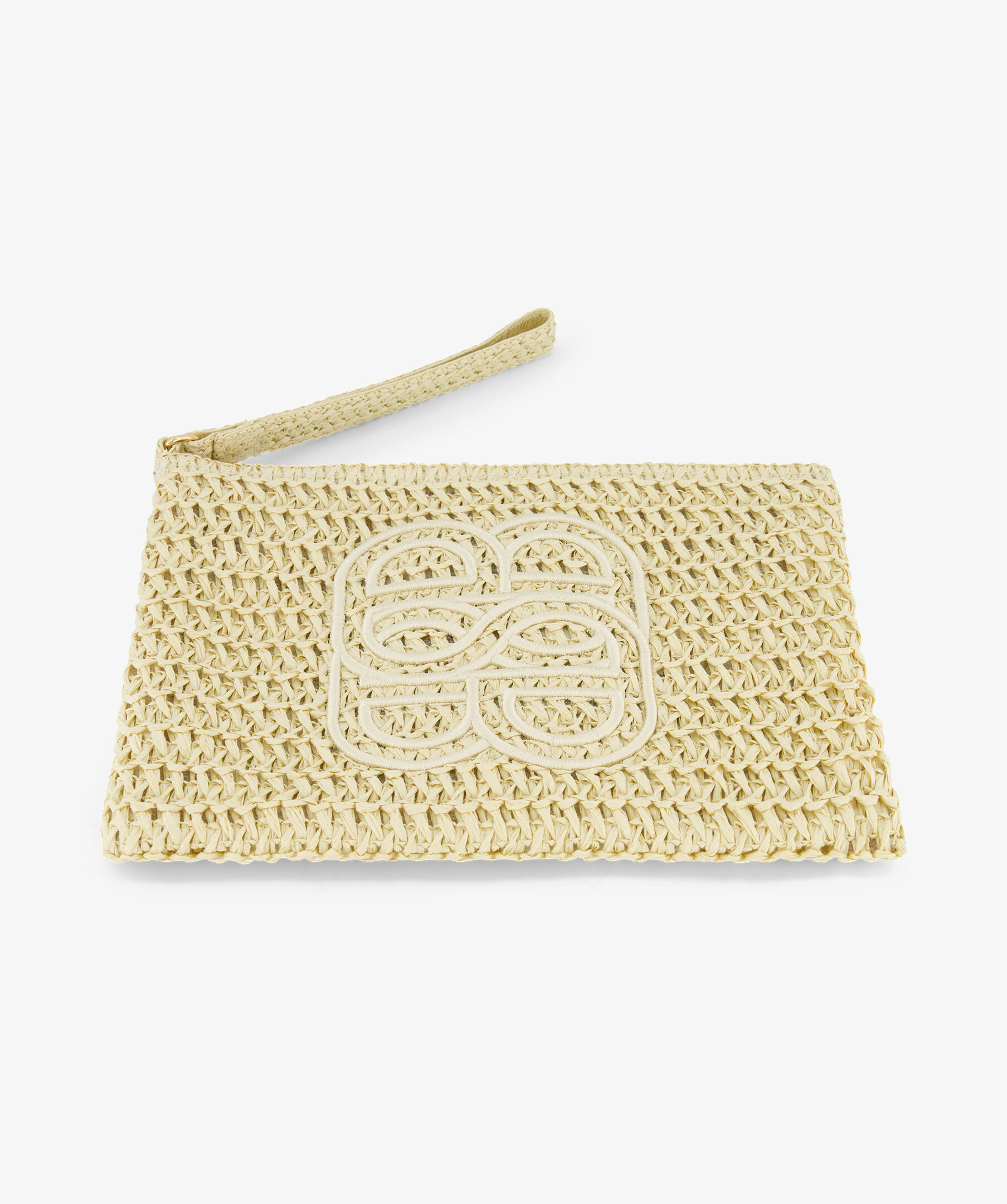 Mim Straw Clutch