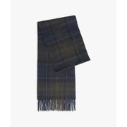 Tartan cash mix scarf