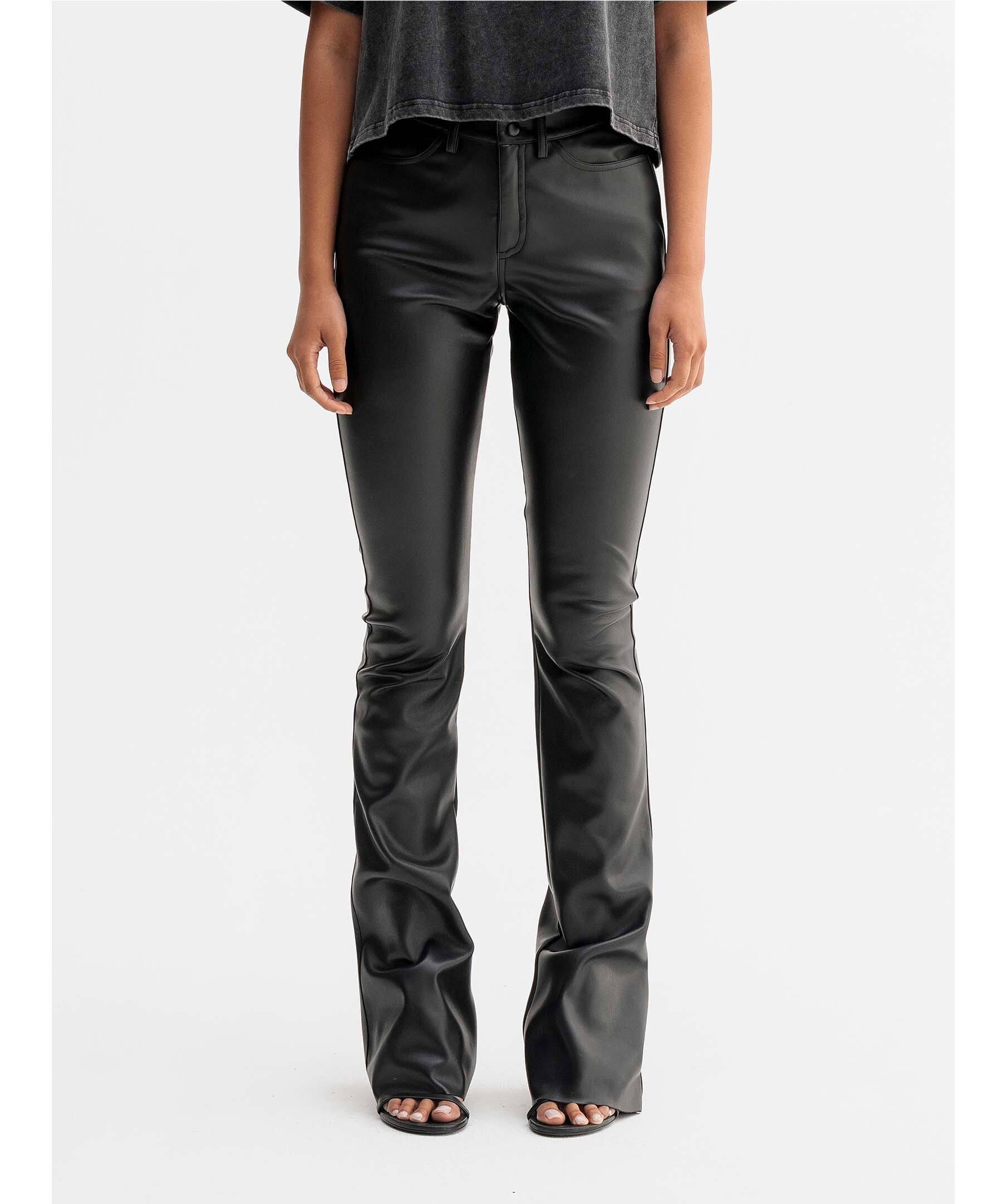Aiko Pu Leather Trousers