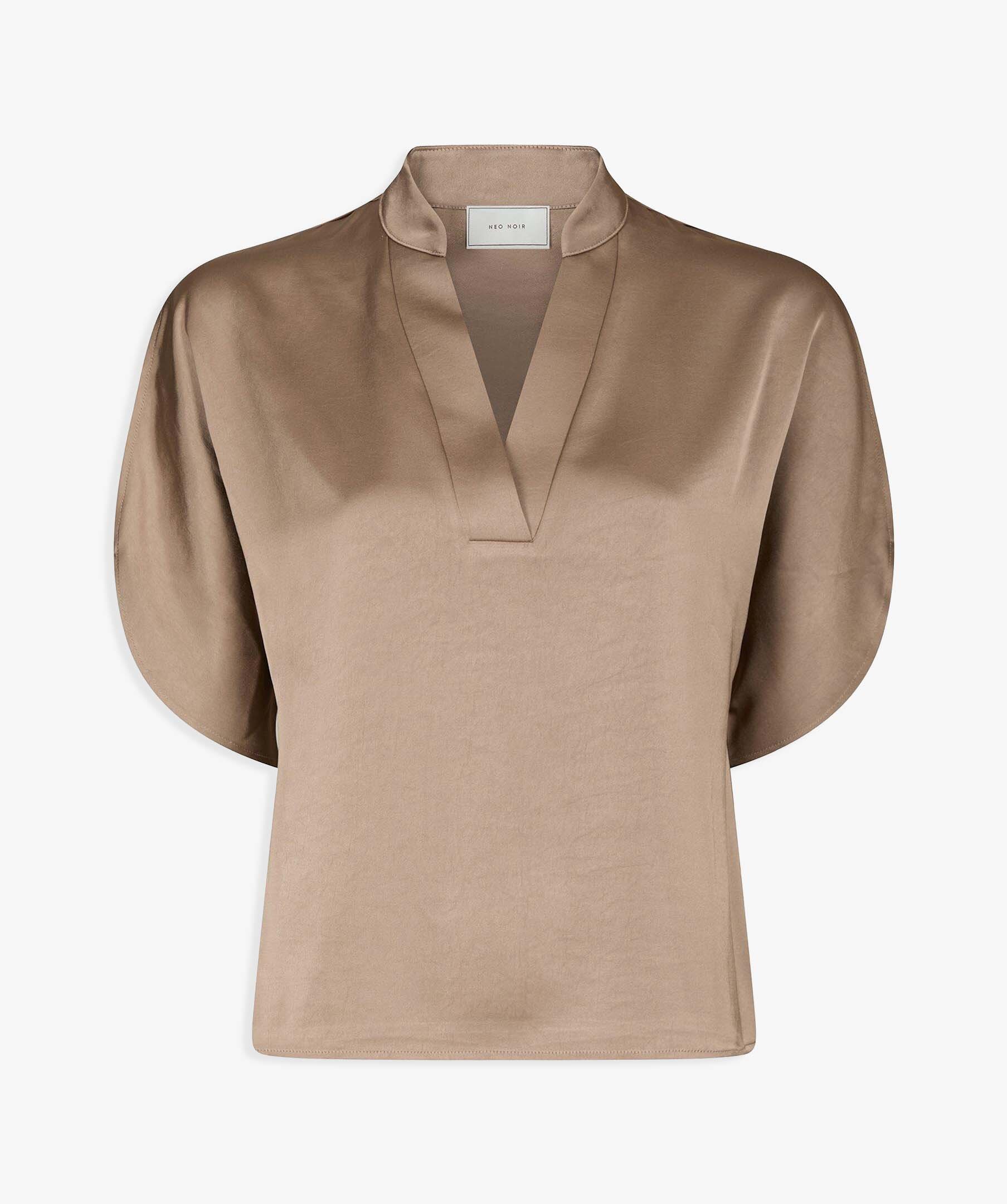 Anelle Heavy Sateen Blouse