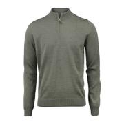 Merino wool half zip