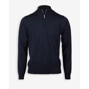 Merino wool half zip