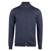 Zip cardigan merino