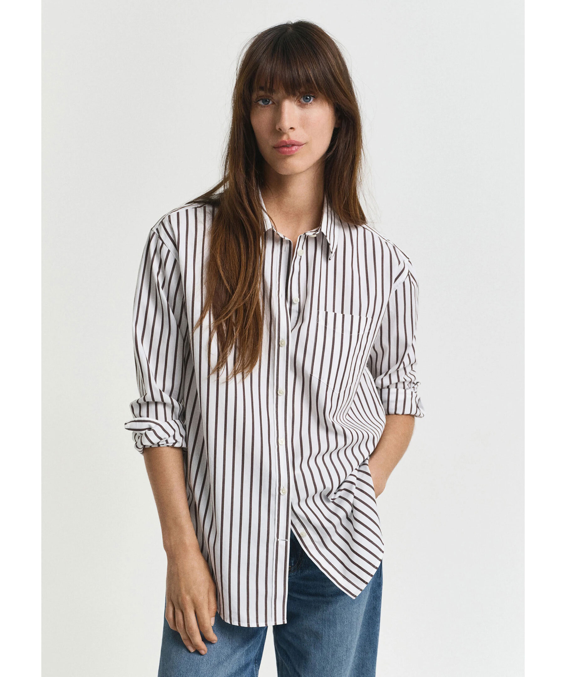 Rel striped poplin shirt