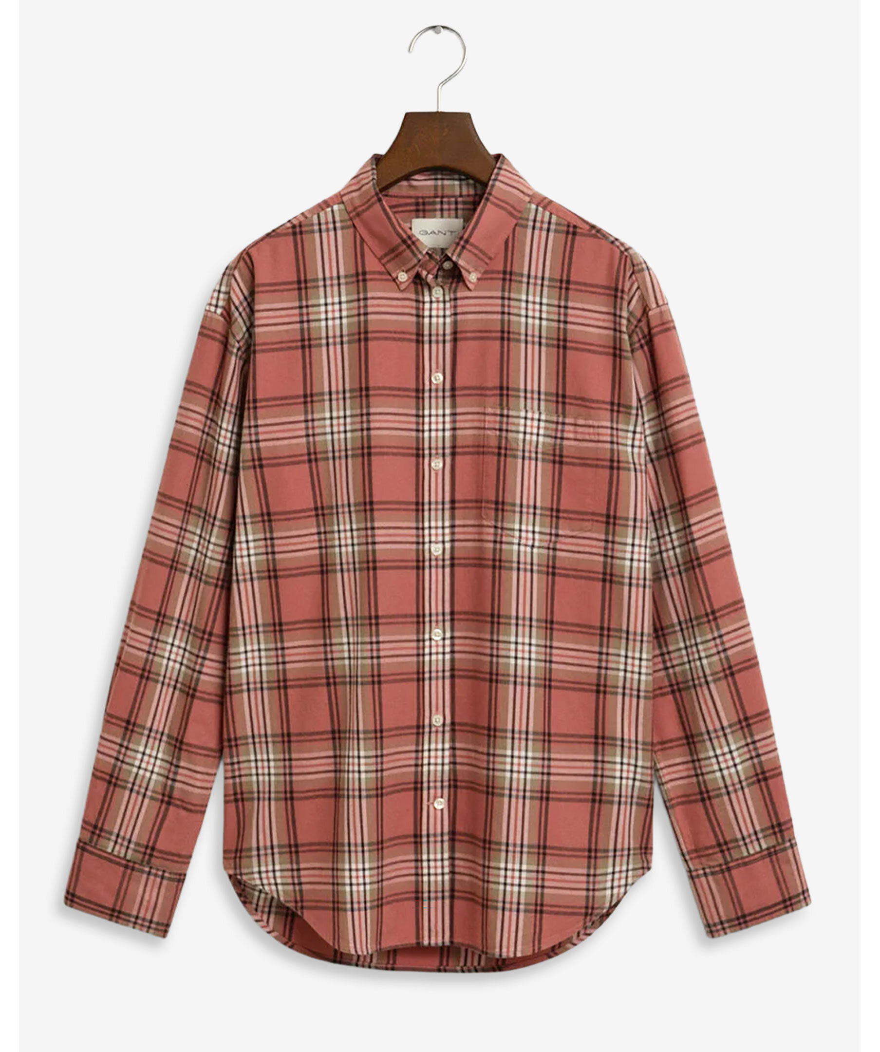 Checked flannel shirt