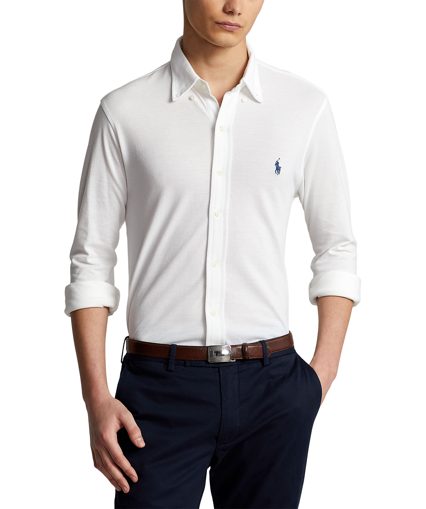 Featherweight mesh shirt