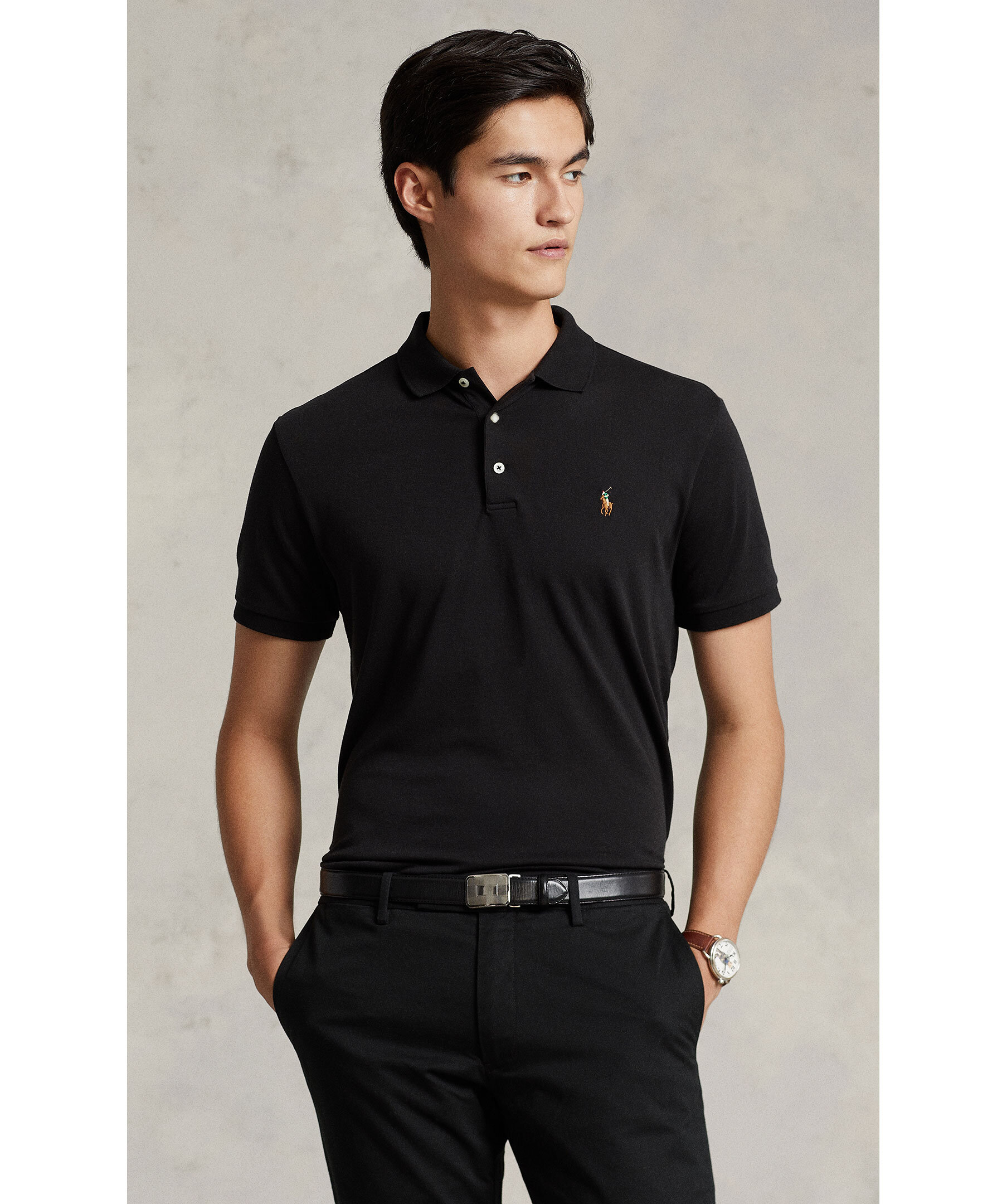 Short sleeve polo shirt