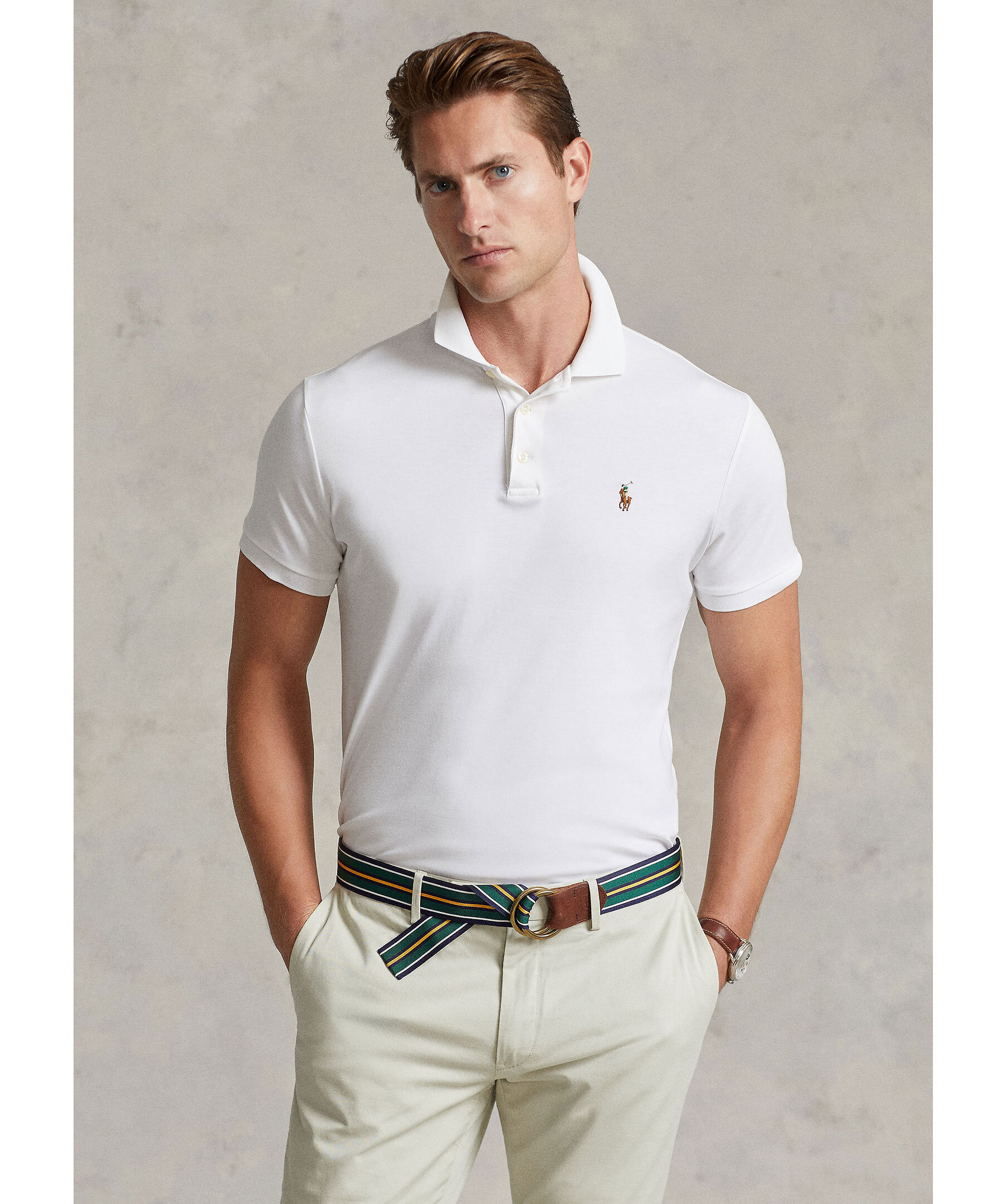 Short sleeve polo shirt