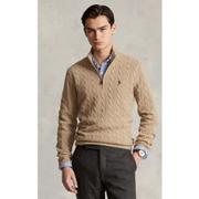 Half Zip Cable Knit