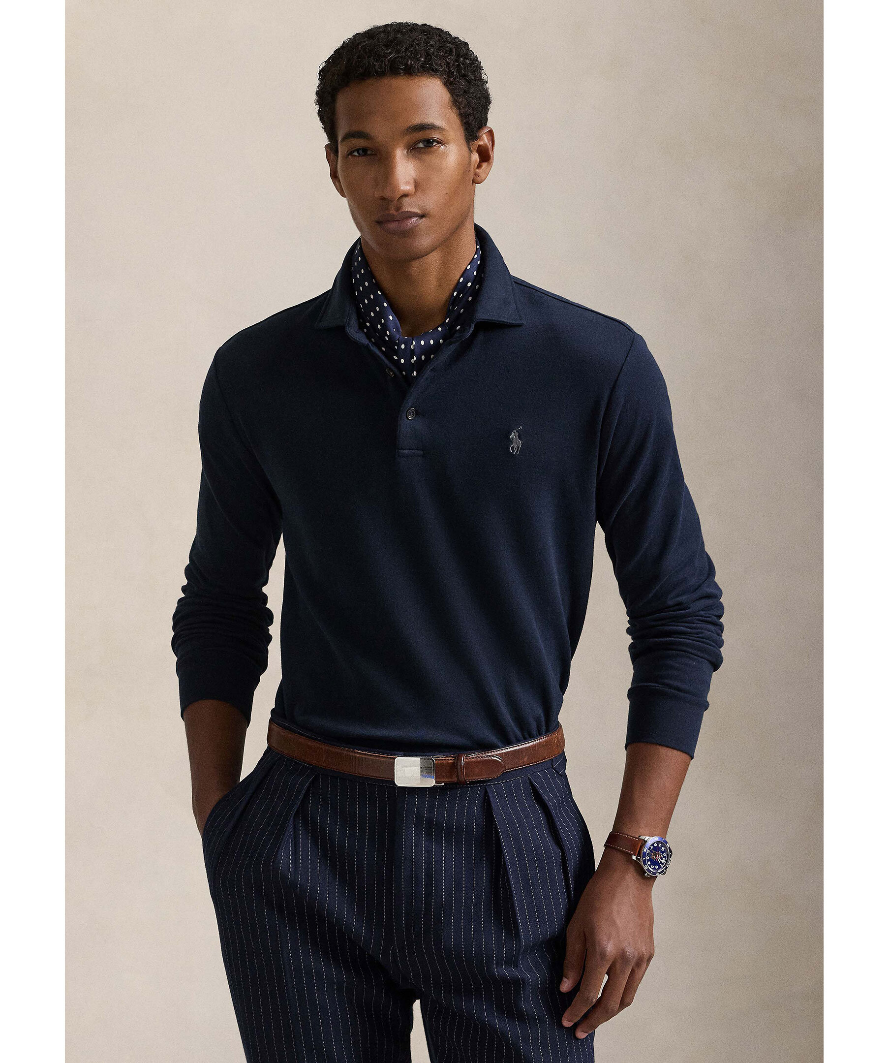 Flow Knit Navy Jersey main image 1