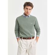 Cotton pique c-neck