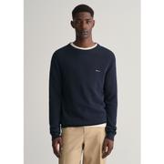 Cotton pique c-neck