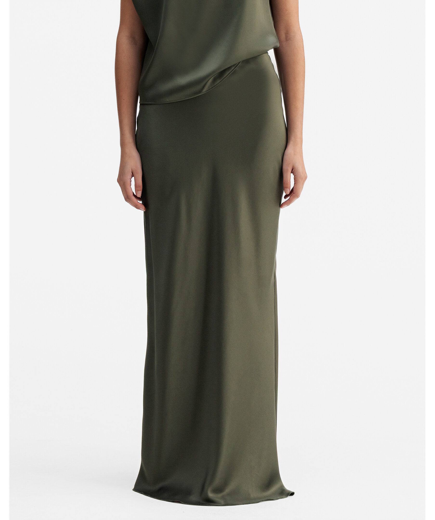 Hana Long Logo Skirt