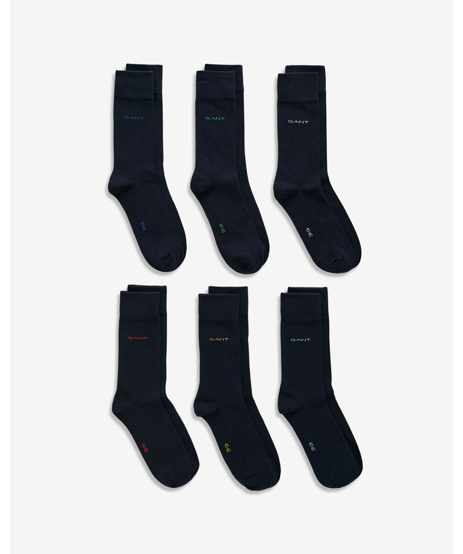 Soft cotton socks 6-pack