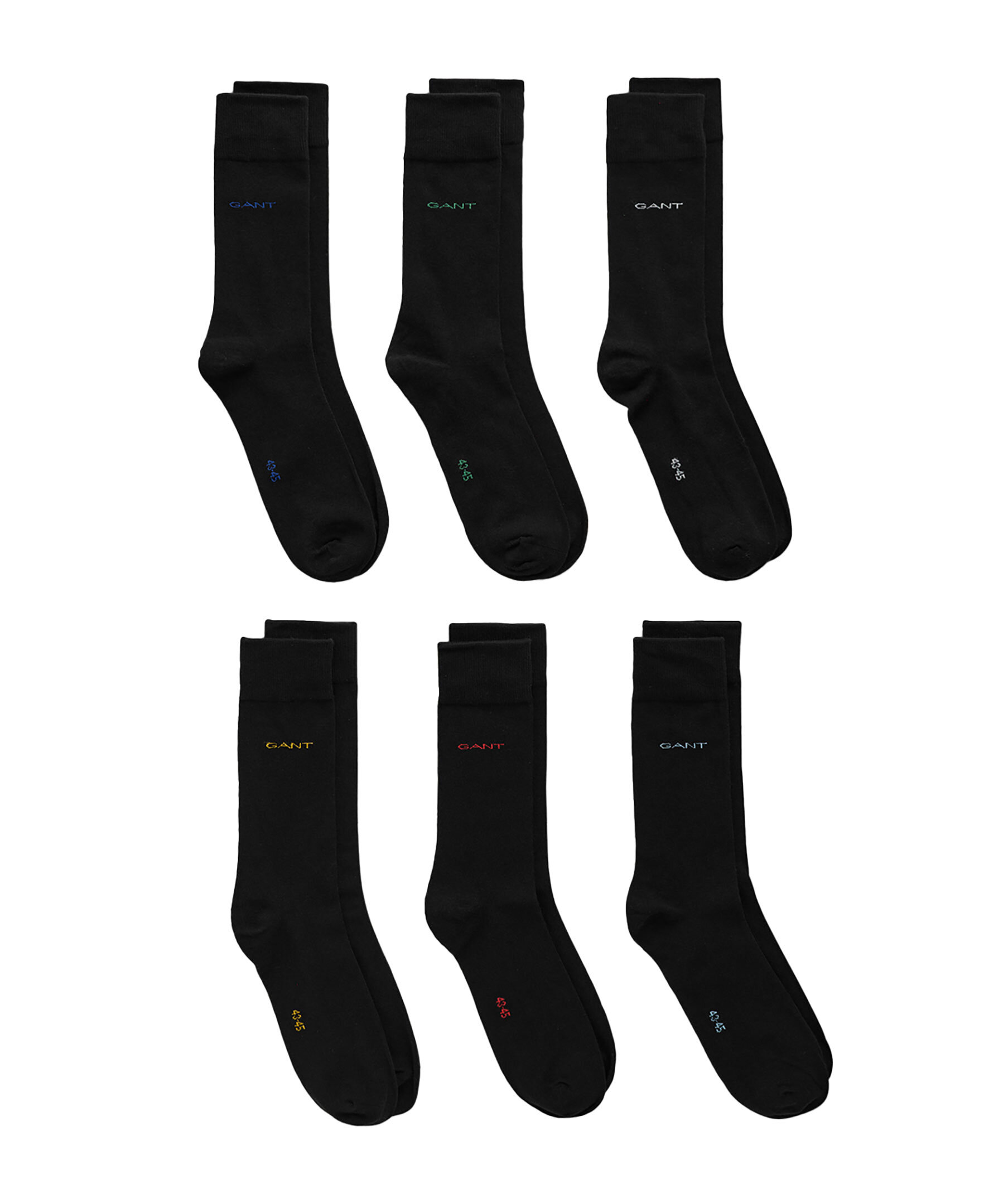 Soft cotton socks 6-pack