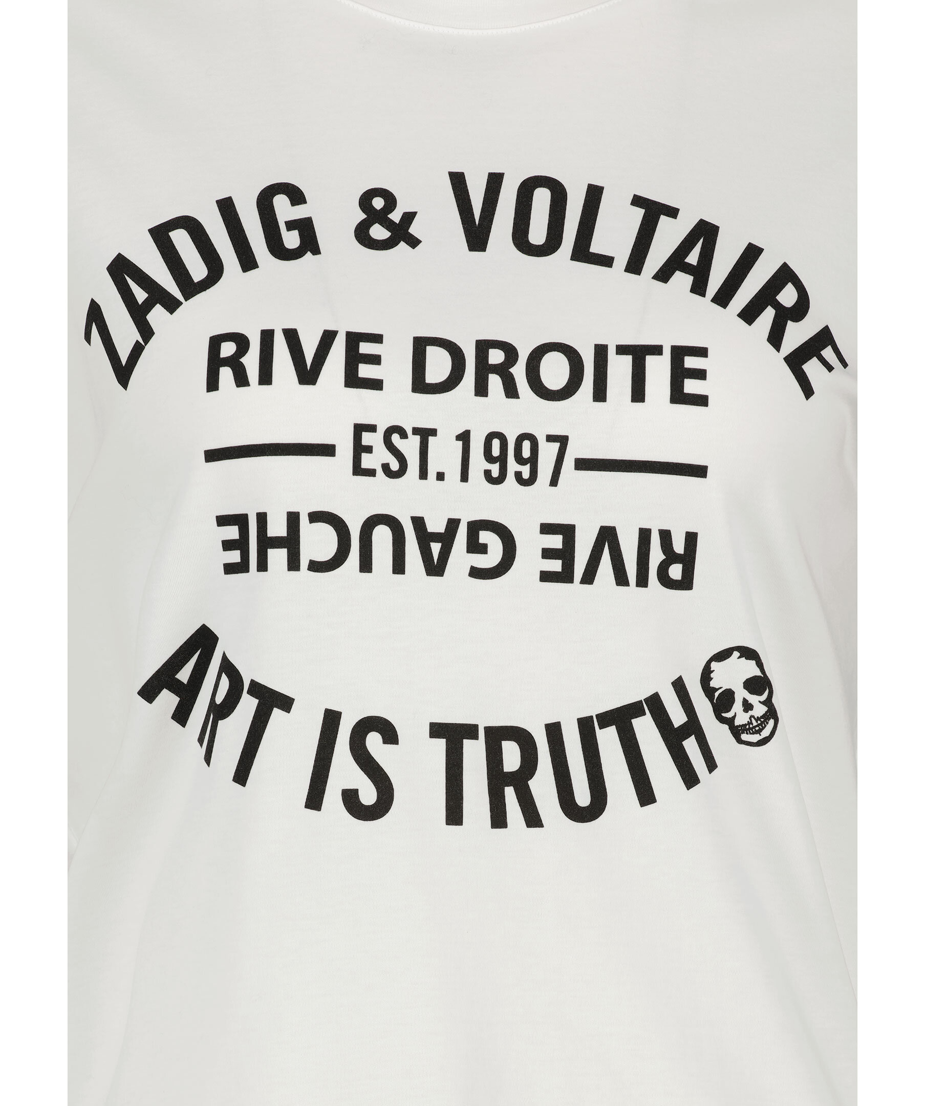 その他 Walk Ico Blason Eco T-Shirt - Zadig & Voltaire - Cotton - Wh ZADIG & VOLTAIRE WALK ICO BLASON ECO T-SHIRT CORRIANDER