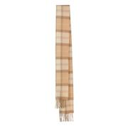 Tartan cash mix scarf
